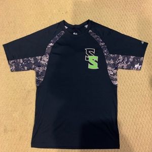 Badger Sport Dri Fit Tee Men’s Baseball Small